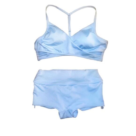 Small SET Victoria’s Secret PINK top & midrise shortie Gym to Swim collection - Picture 1 of 8